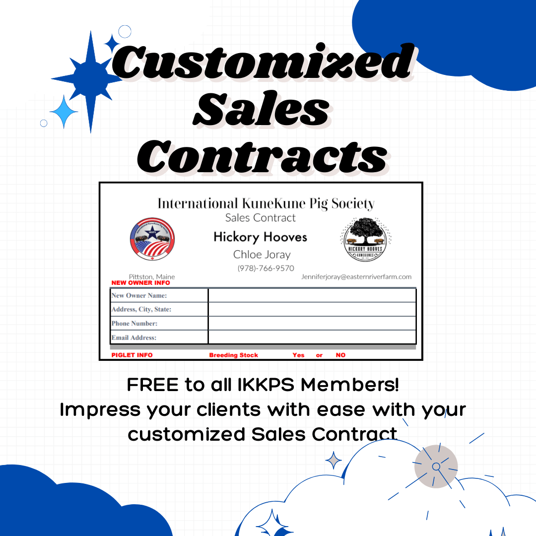 FREE Sales Contract customized for your farm