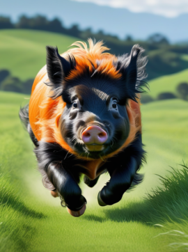 Exercise for KuneKune pigs