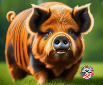 KuneKune pig show