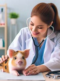 Vet Care for KuneKune pigs